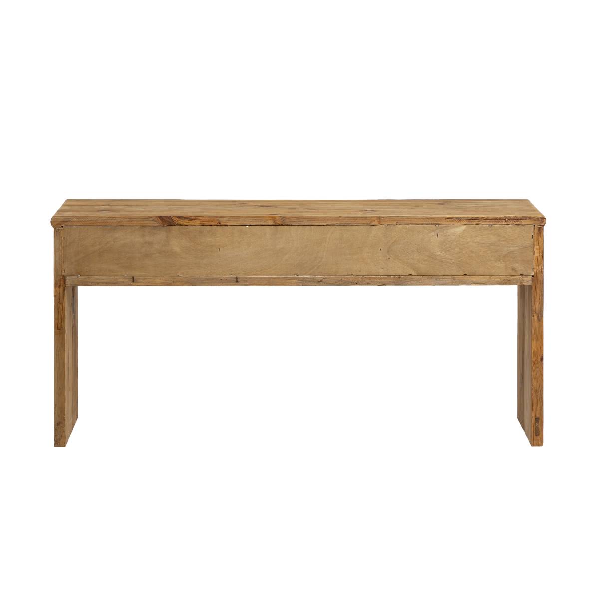 Console en bois de pin rectangle BLAISE bois clair, MADE IN MEUBLES