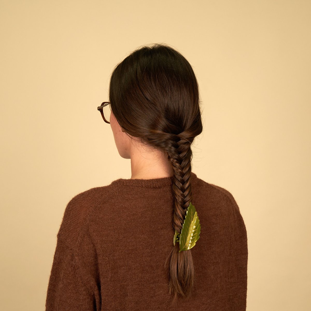 Pince à cheveux Châtaignier couleur unique, COUCOU SUZETTE