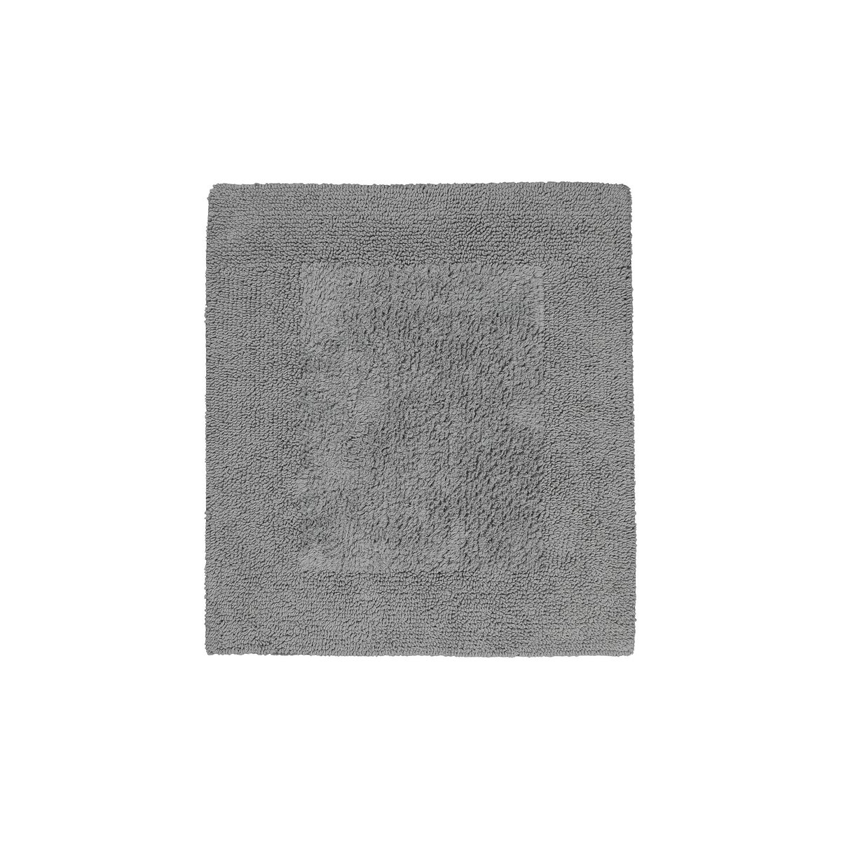 Tapis de bain coton doux réversible , FINN gris, WECON HOME