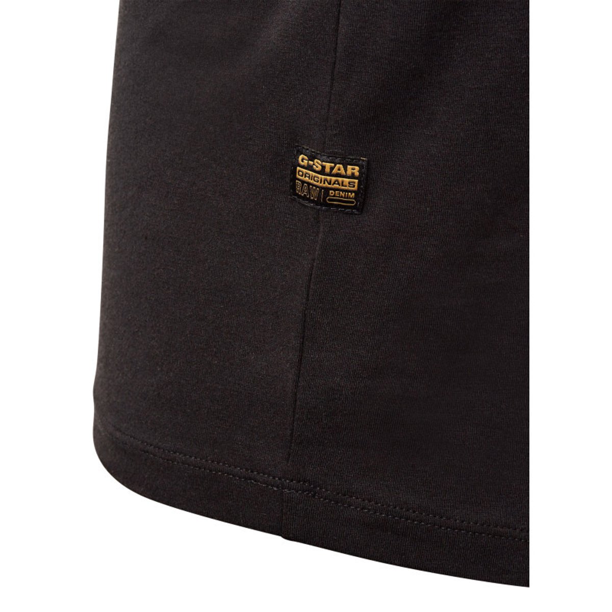 T-shirt coton biologique col rond noir, G-Star RAW