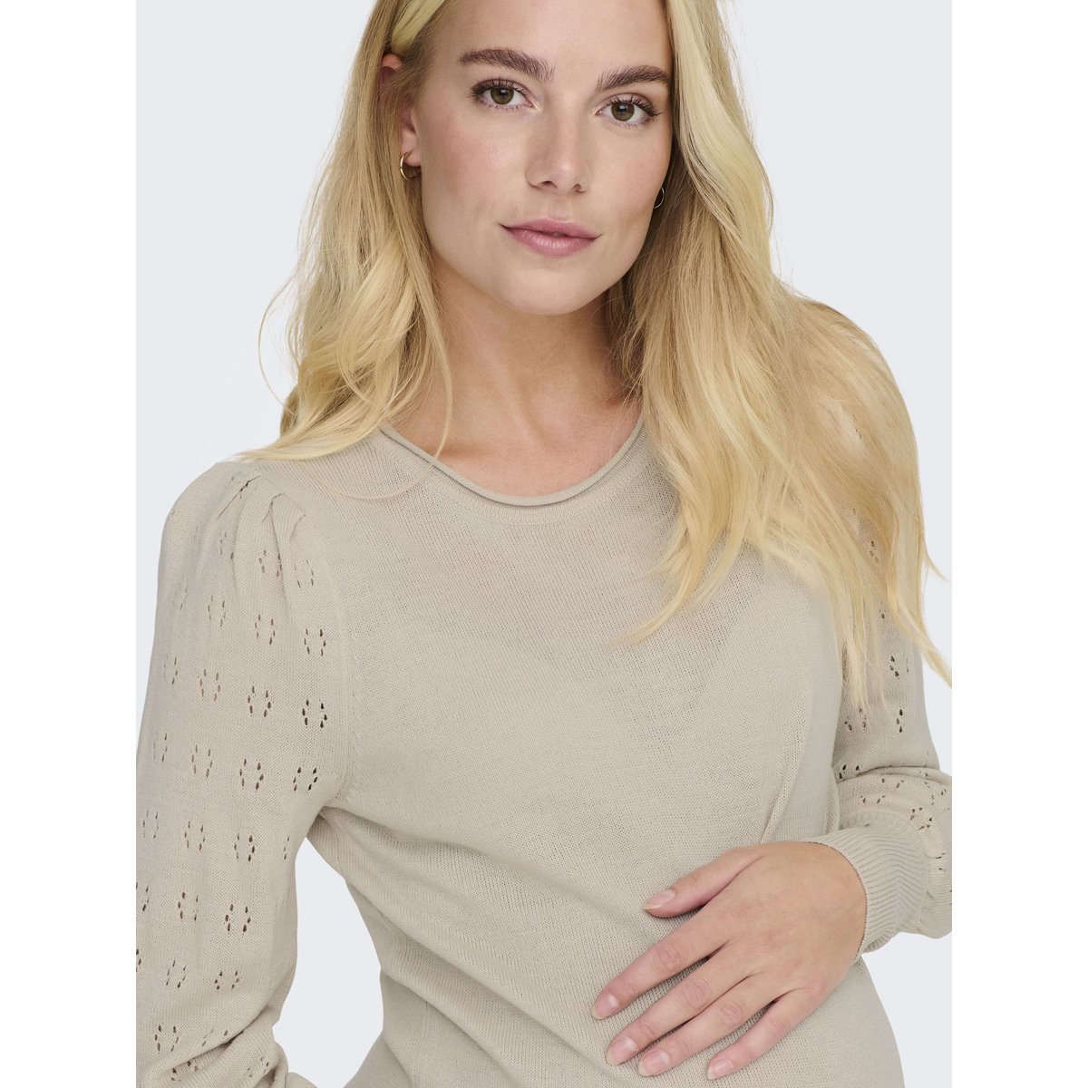 Robe En Maille pumice stone, ONLY