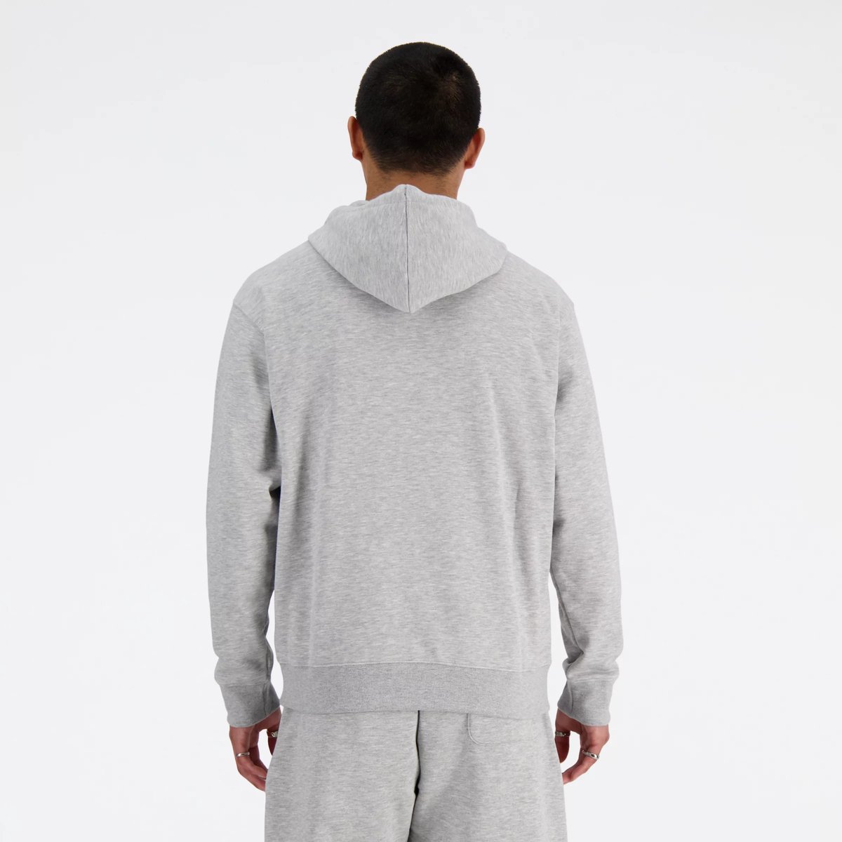 Sport Essentials French Terry Logo Hoodie gris - 1ag, NEW BALANCE