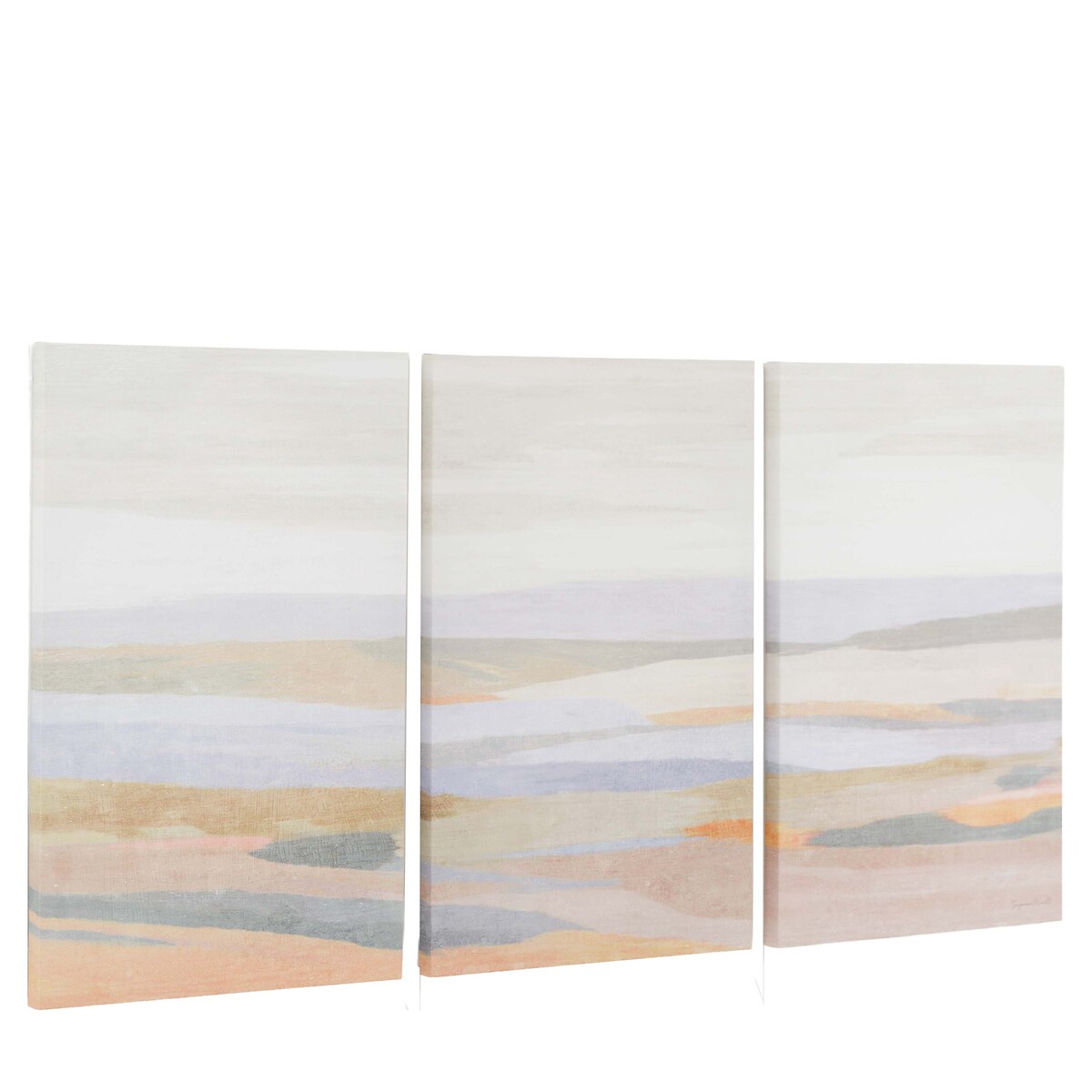 Set of 3 Infinite Triptych Canvas grey, ÉDITÉ