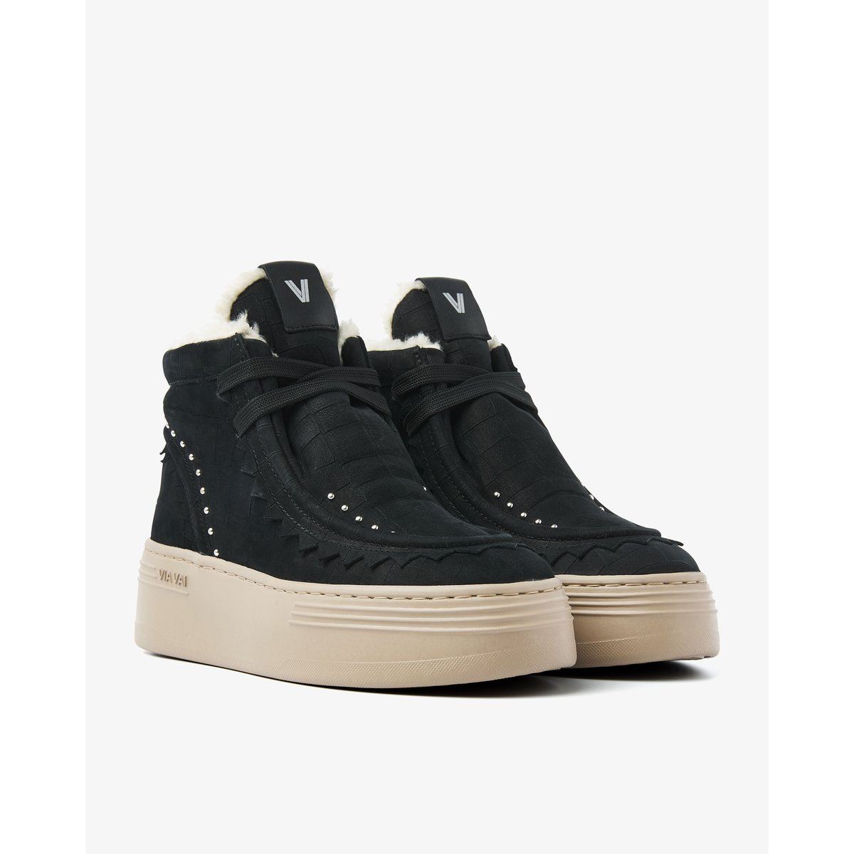 Baskets ISA CALLUM noir, VIA VAI
