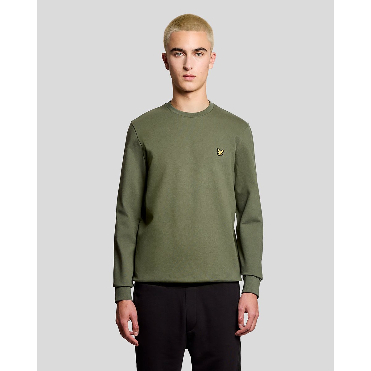 Sweat-shirt Sports léger vert cactus, LYLE & SCOTT