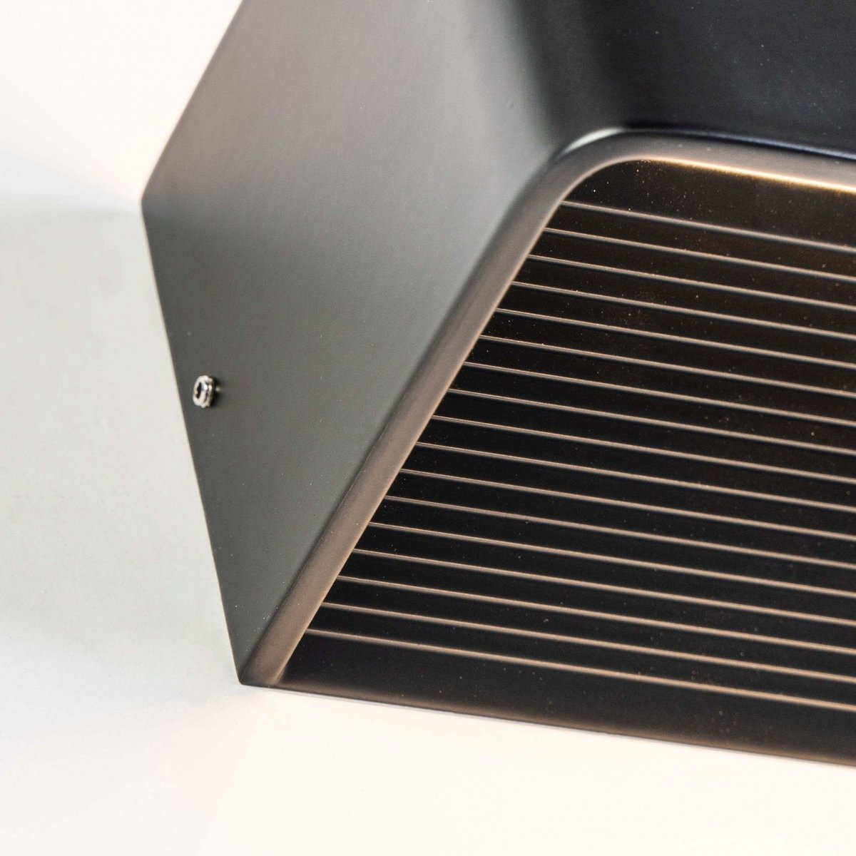 Applique LED double flux chic - QUADRA noir, KOSILUM