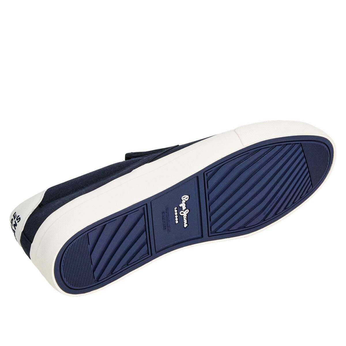 Taylor - Sneakers Classiques En Toile bleu acier, PEPE JEANS