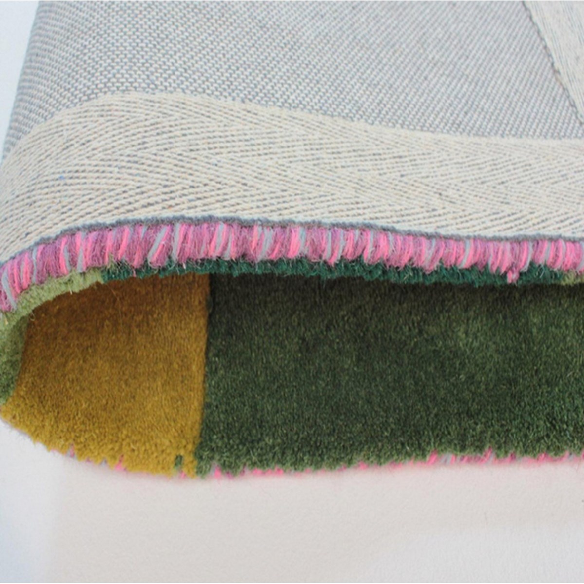 Tapis salon et chambre en laine fait main LUTECE multicolore, NOVATREND