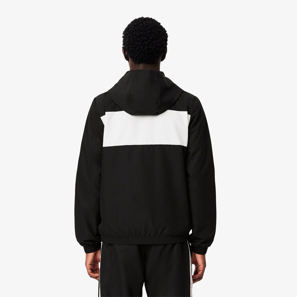 Veste Tennis color-block bandes griffées noir-258, LACOSTE