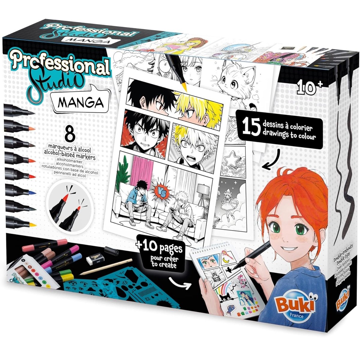 Professional Studio Manga blanc, BUKI FRANCE