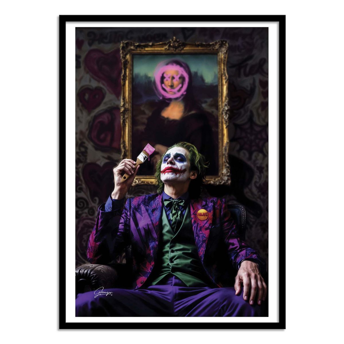 Affiche d'art - The painter - Alexandre Granger couleur unique, WALL EDITIONS