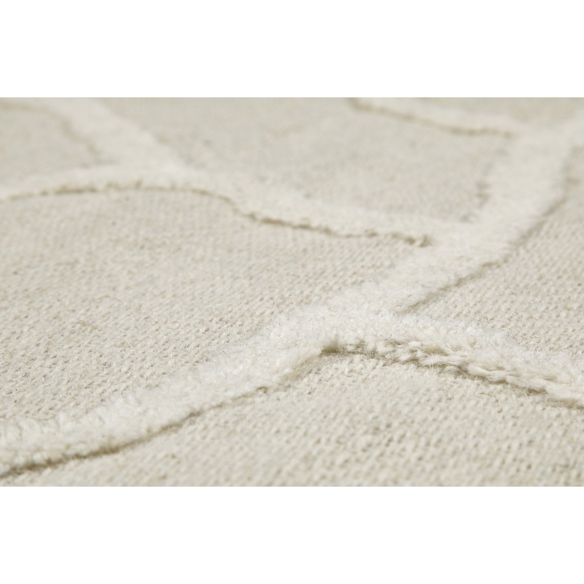 Tapis moderne à motifs organiques , Hamptons TWENTYSIX blanc crème, WECON HOME