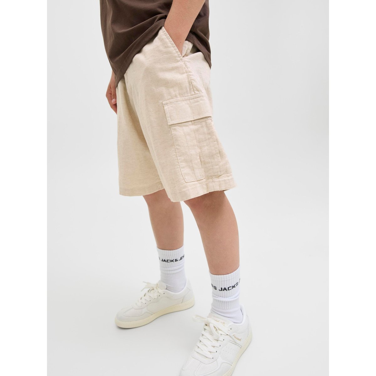 Short Short Loose Fit Junior moonbeam, JACK & JONES JUNIOR