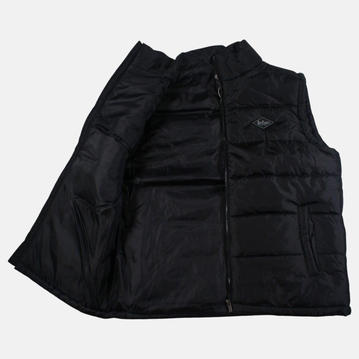 Doudoune sans manches zippée col montant ALTITUDE noir, LEE COOPER