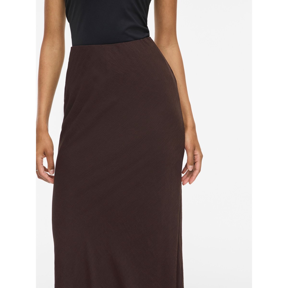 Jupe Longue marron - coffee bean1, VILA