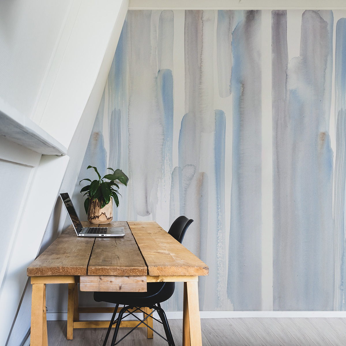 Papier peint panoramique Riviera,  300 x 250cm bleu, ACTE DECO