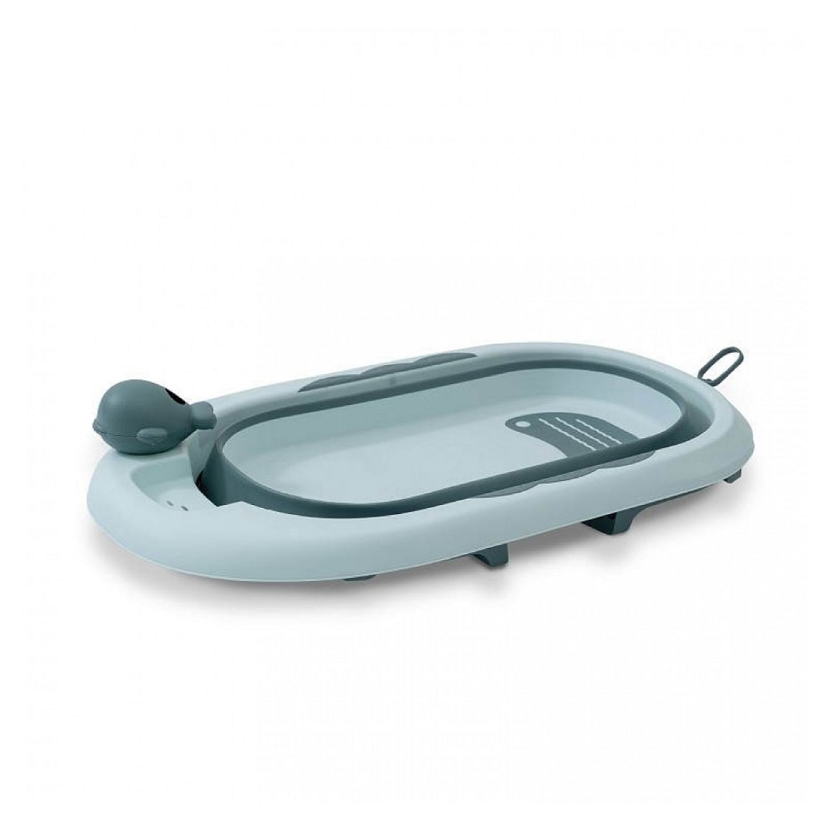 Baignoire Pliable avec Godet - Vert couleur unique, INTERBABY