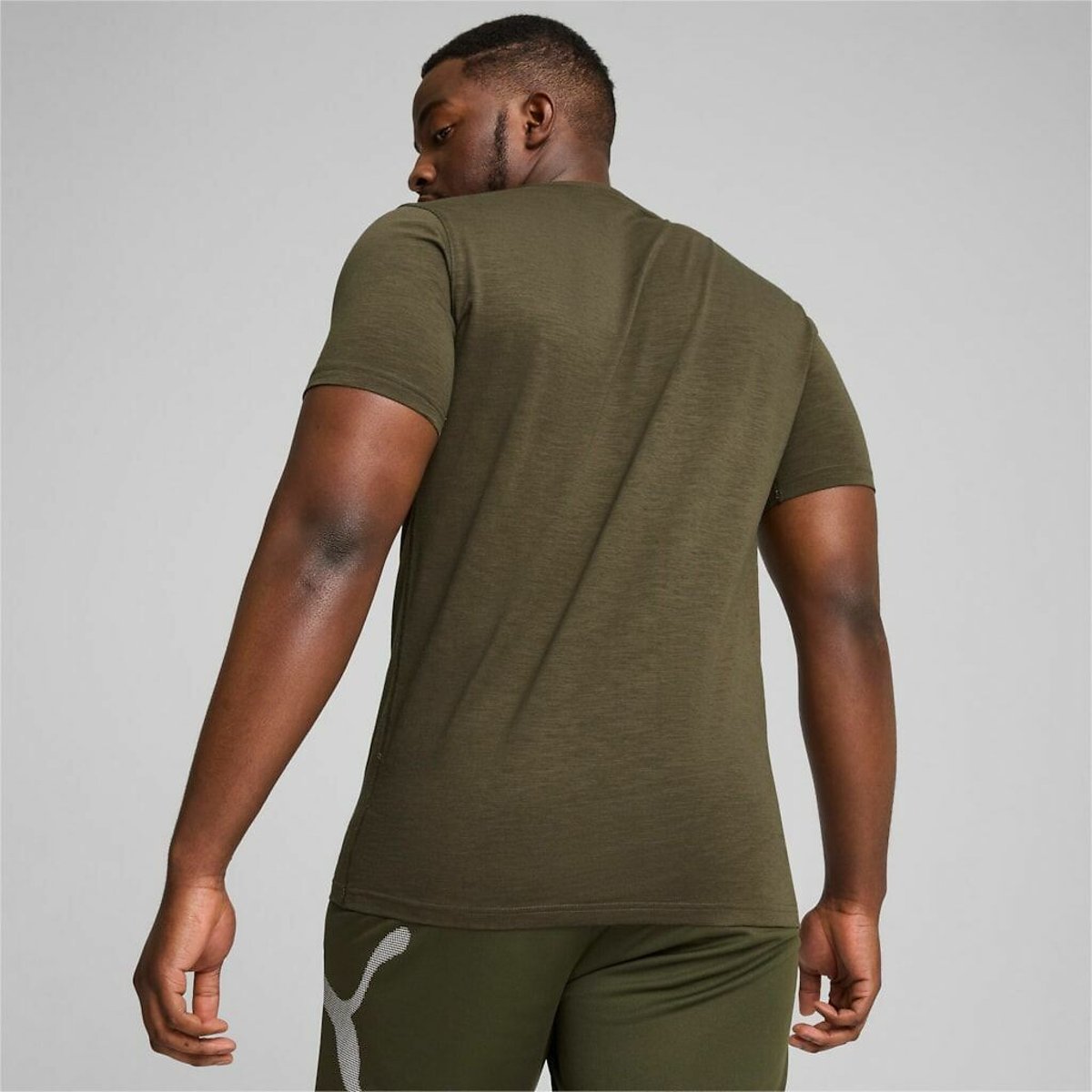 T-shirt de training graphique vert olive foncé, PUMA