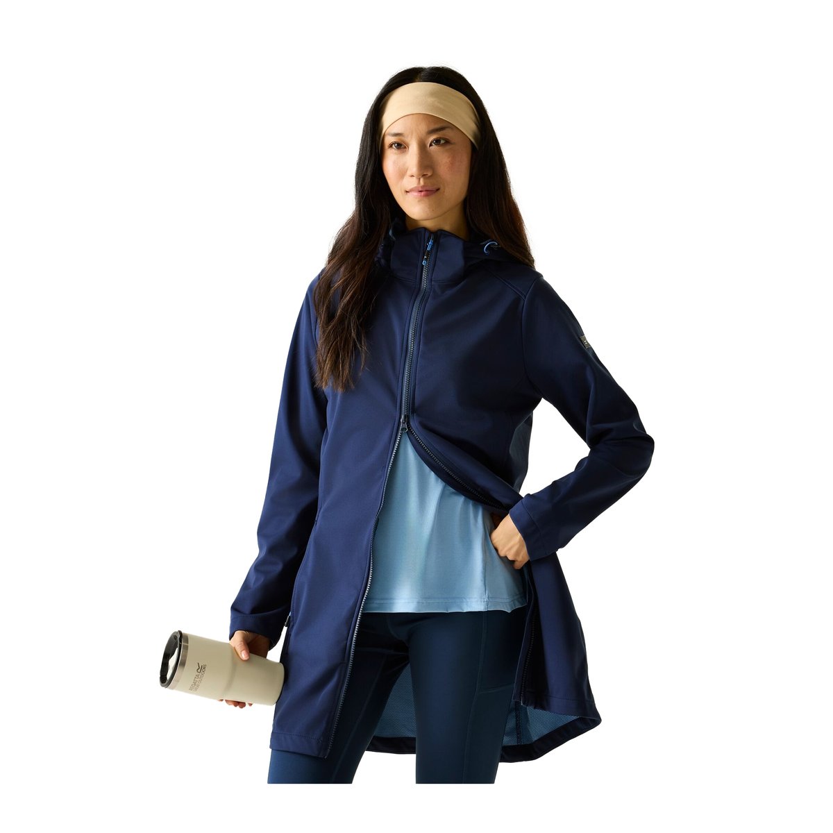 Veste imperméable CARISBROOKE bleu marine, REGATTA
