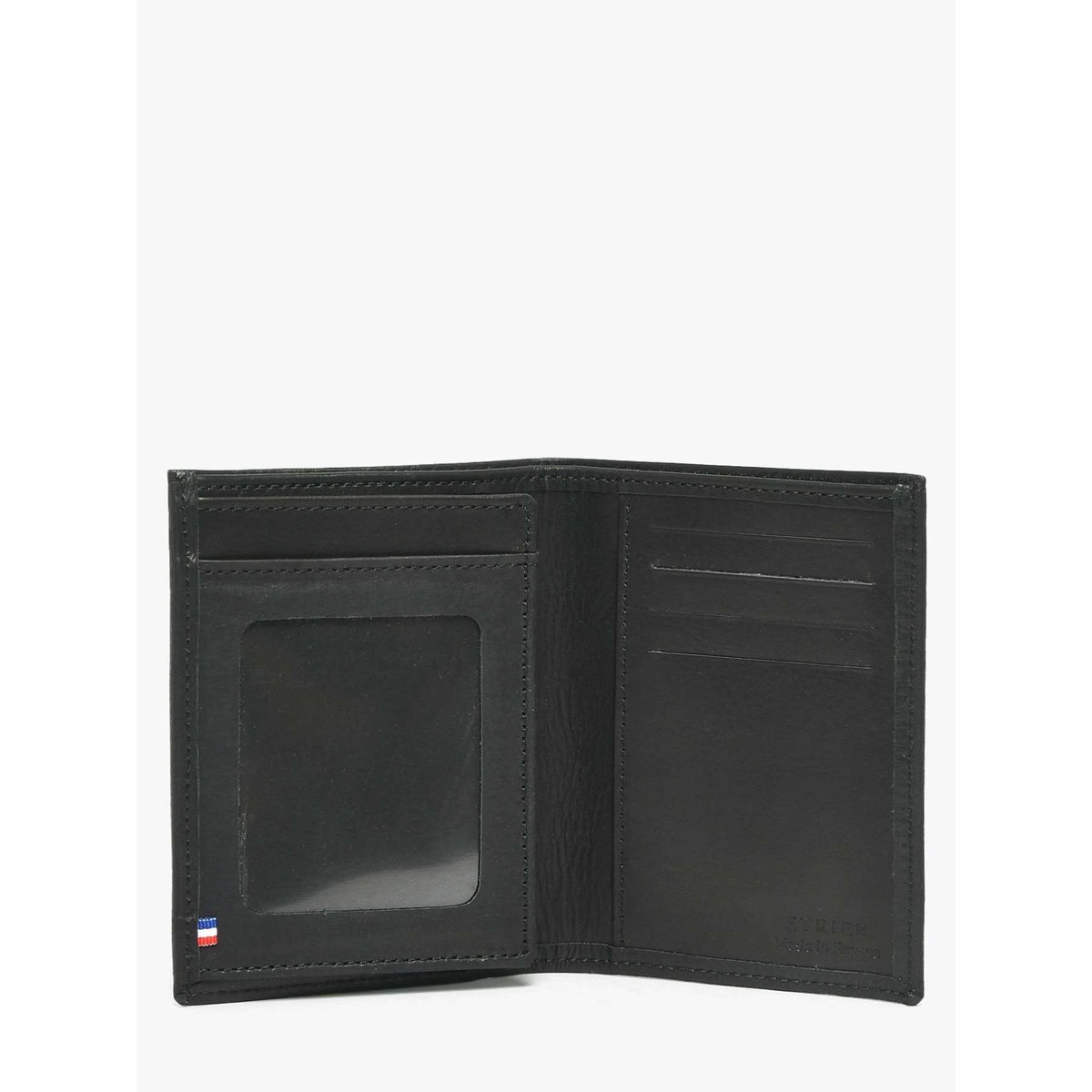 Portefeuille cuir noir, ETRIER