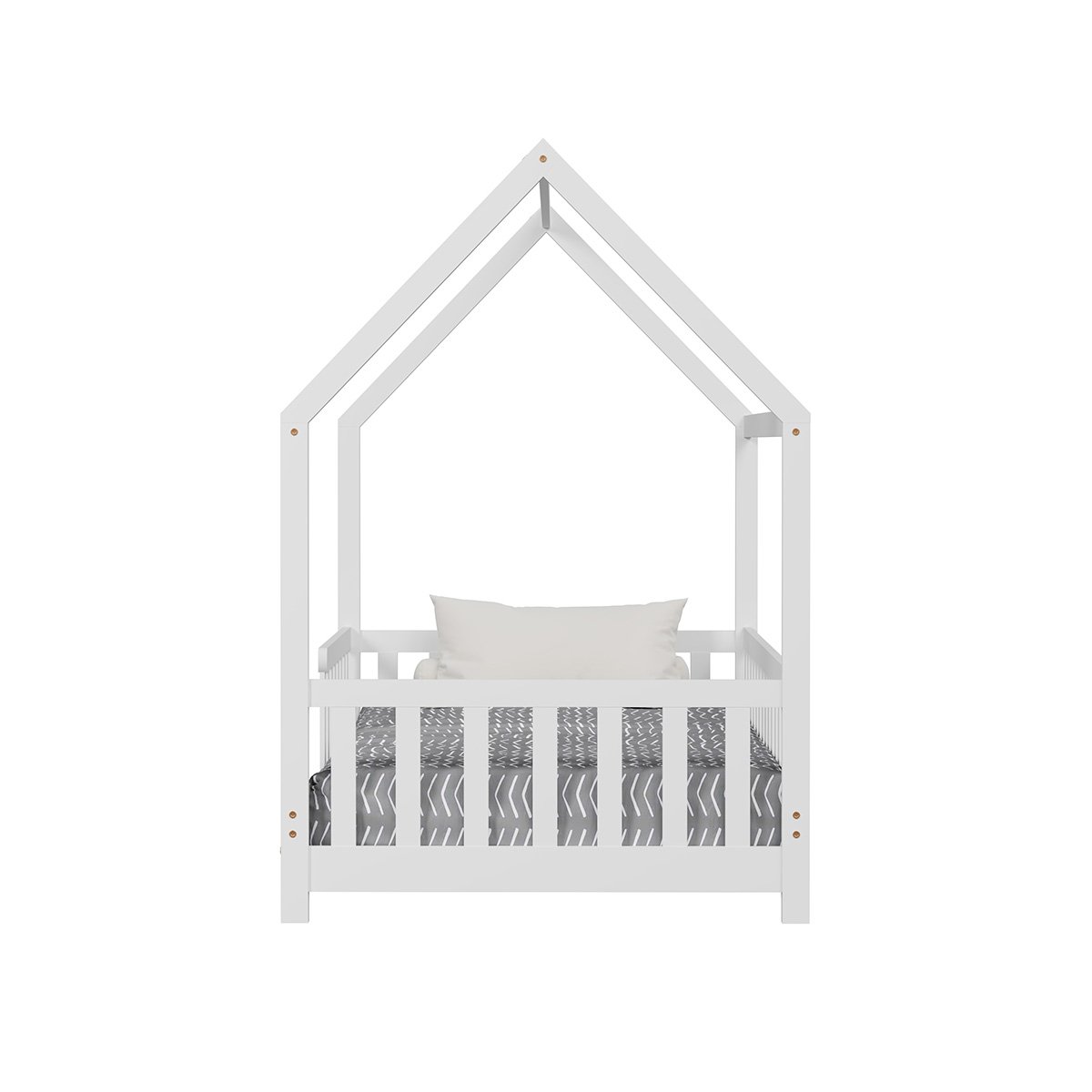 Lit cabane TCHOUPI blanc, MINEA
