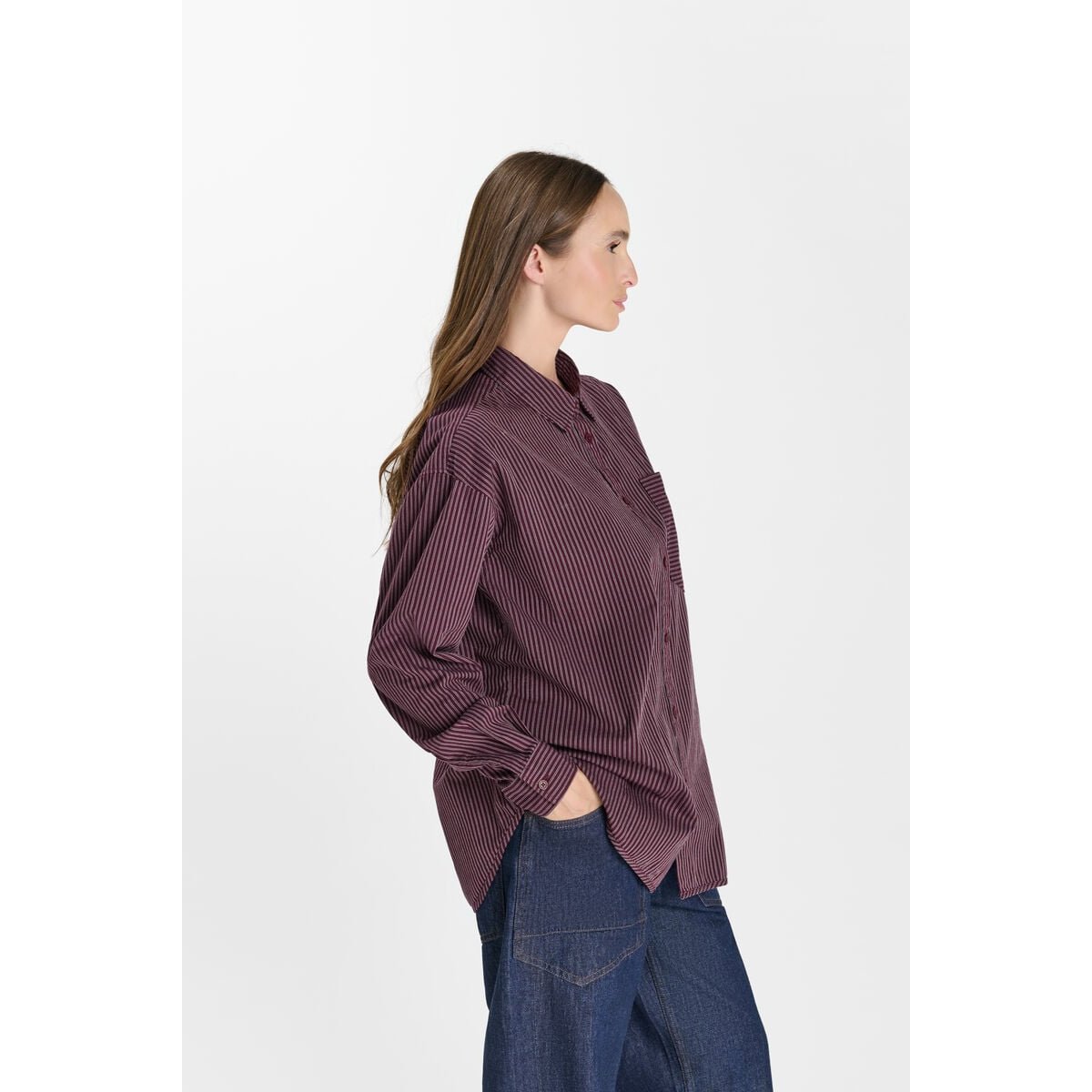 Chemise BLOKI burgundy, LE TEMPS DES CERISES