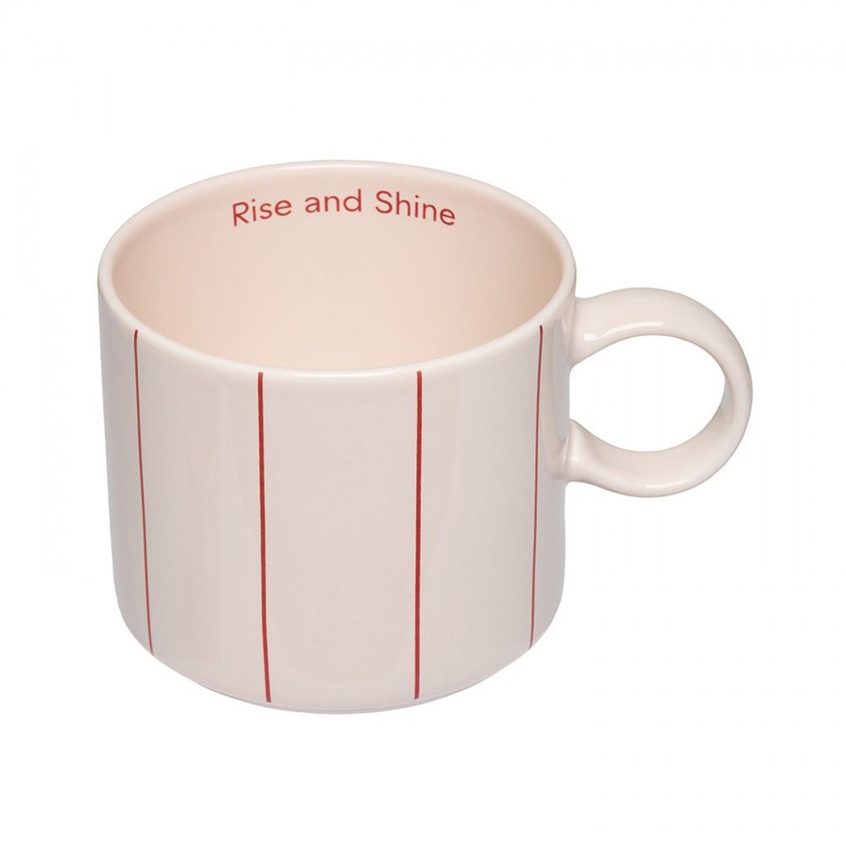 Mug en porcelaine Pyjamas rouge, DESIGN LETTERS