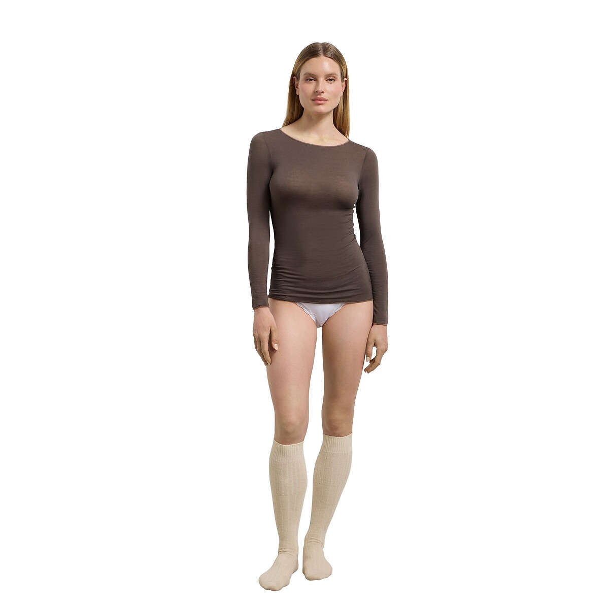 T-Shirt A Maniche Lunghe Dim Thermal Light Abbigliamento E Accessori Camicie Top La Redoute
