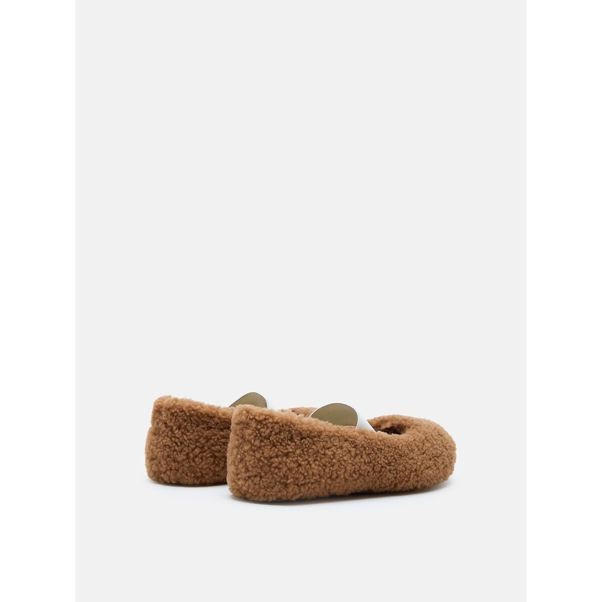 MB ballerina's van schapenvacht cognac   , MOON BOOT