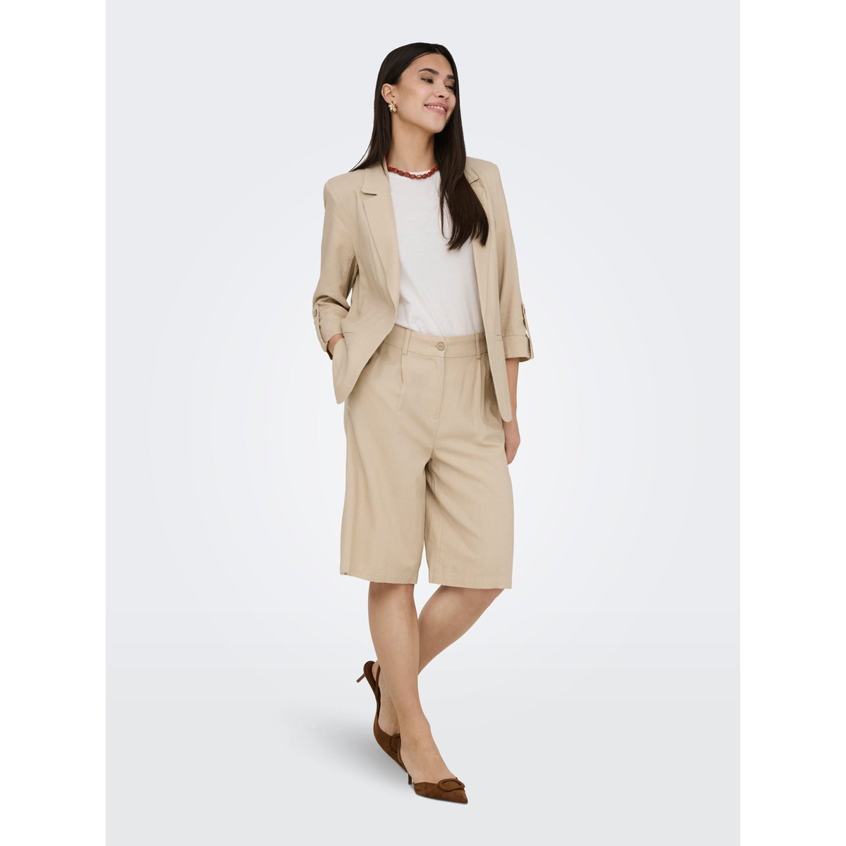 Short oxford tan, ONLY