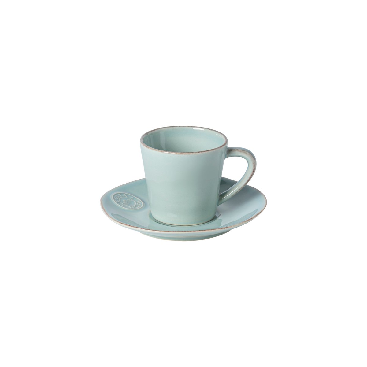 Tasse à thé et soucoupe 0.19 L NOVA turquoise, COSTA NOVA