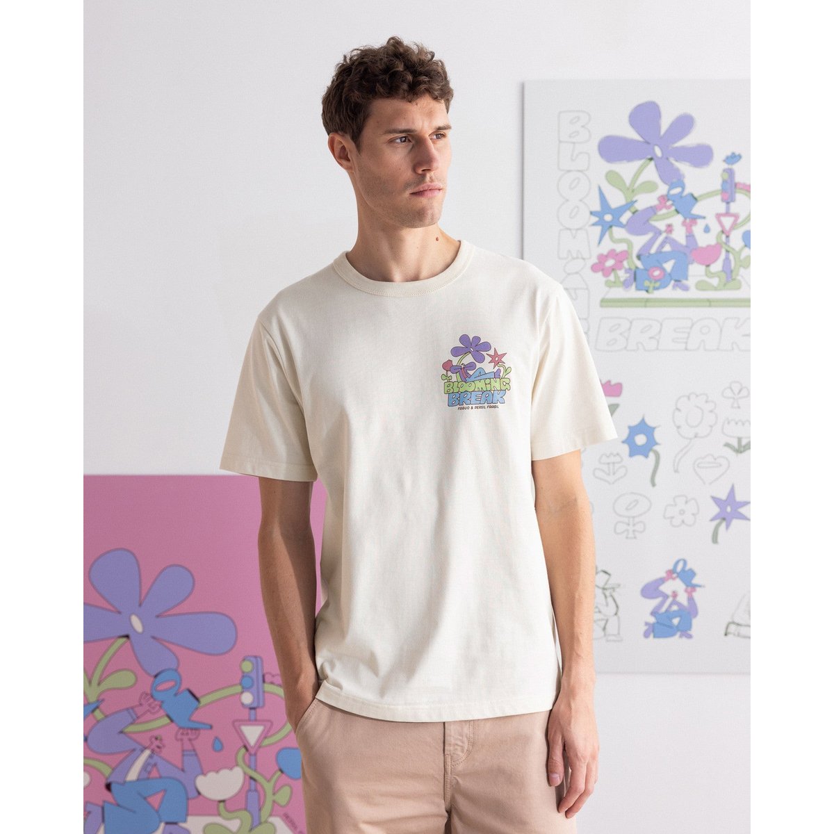 T-shirt LUGNY écru, FAGUO
