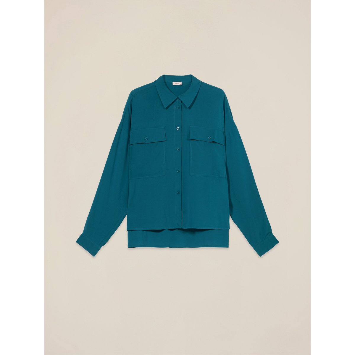 Chemise avec poches petrol blue, OLTRE