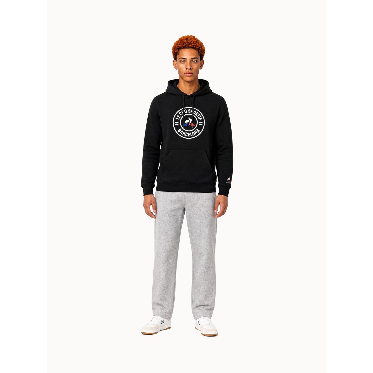 Sweat à capuche Unisexe City noir, LE COQ SPORTIF