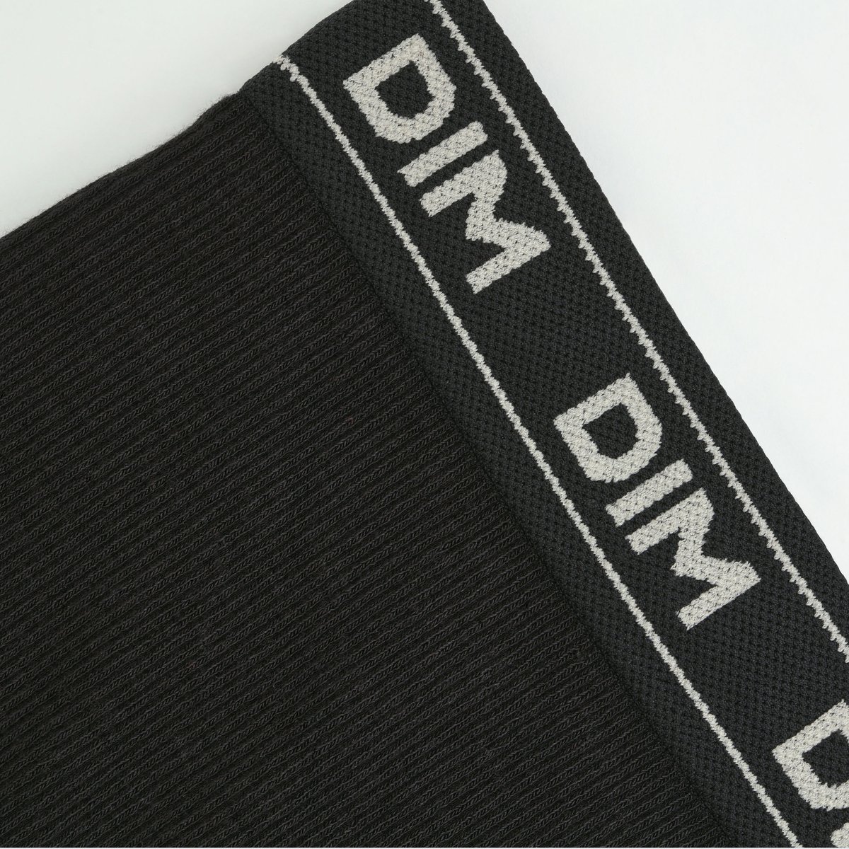 Boxer microfibre côtelée Icons Seamless noir, DIM