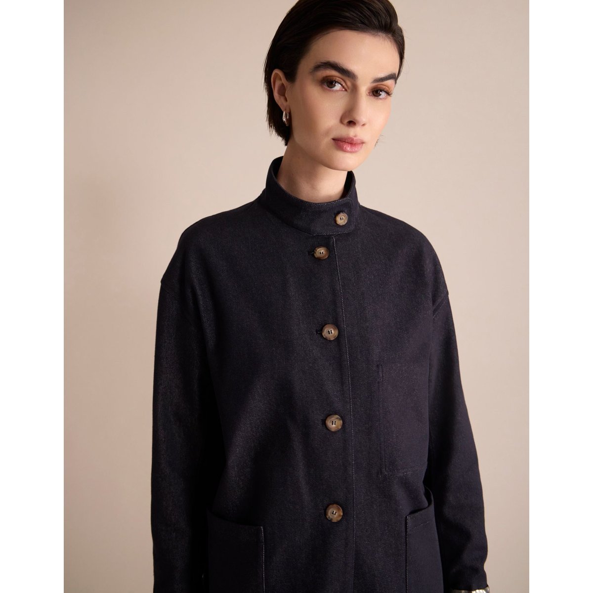 Veste Fergus bleu, INES DE LA FRESSANGE PARIS