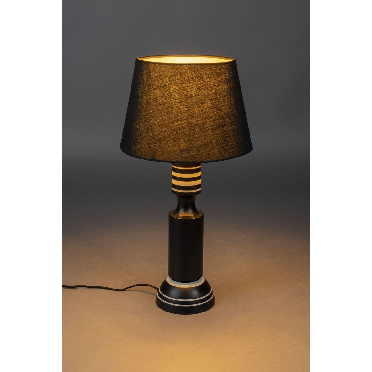 Lampe design en métal noir, DUTCHBONE