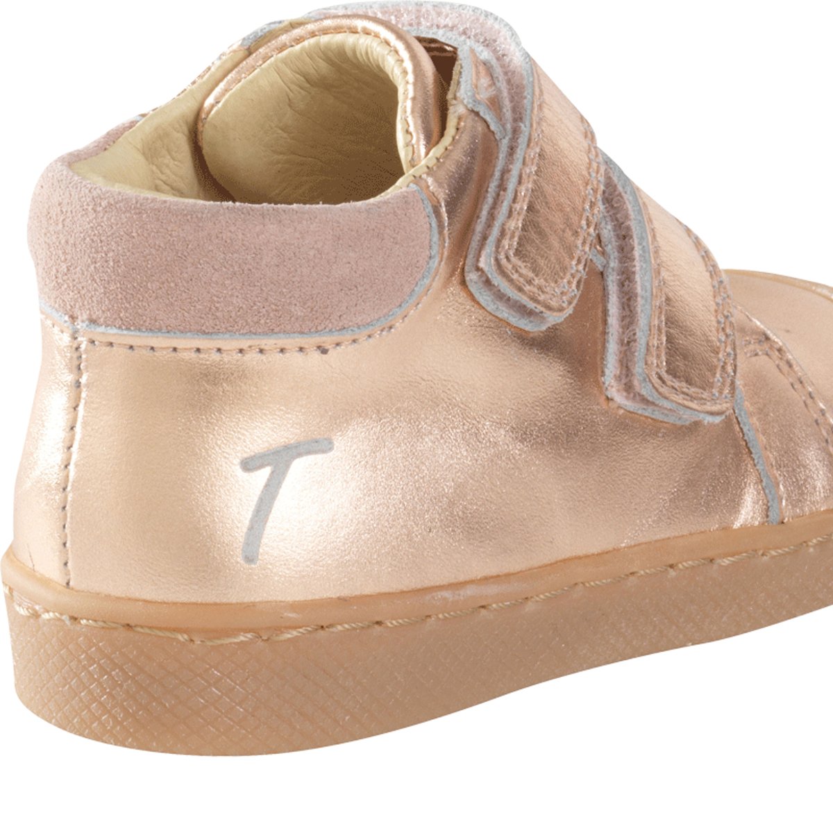 Baskets cuir enfant Scratchy rose, TICHOUPS