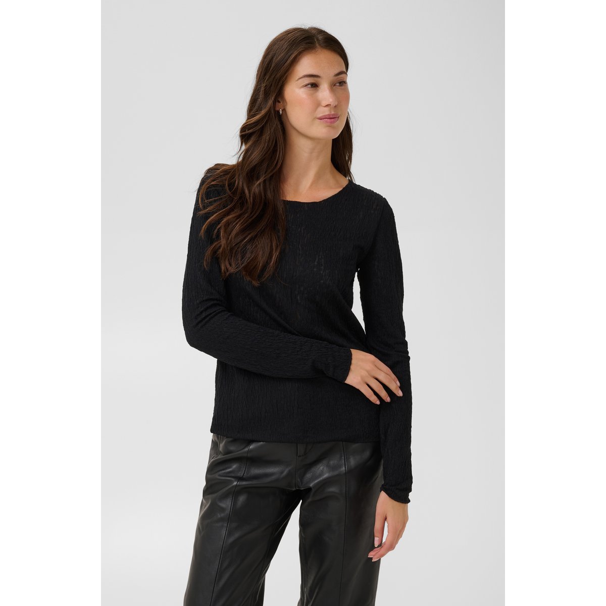 Blouse à manches longues noir meteorite, CULTURE
