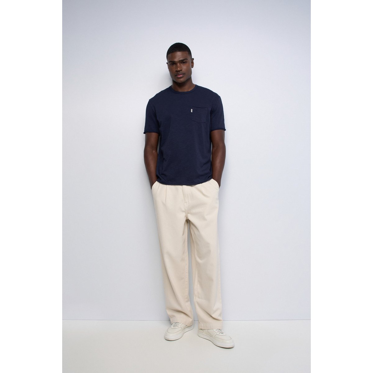 T-SHIRT AVEC POCHE blanc, SALSA JEANS