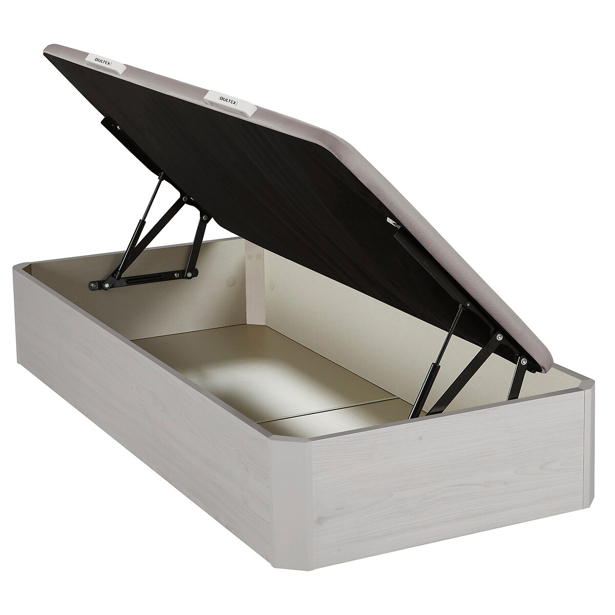 Ensemble matelas mousse BULTEX PRIMO FAIR 2 et sommier coffre SPACE UP JUNIOR chêne blanchi, BULTEX