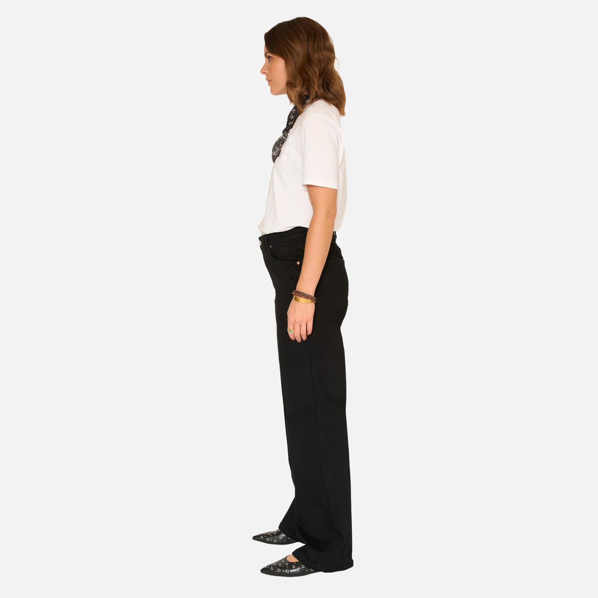 Jean THE JAGGER POWER STRETCH black - rinse wash, MKT STUDIO