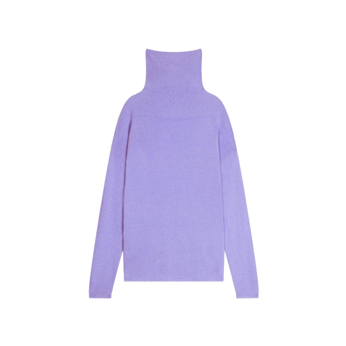 Pull Col Roulé Lavande Blantyre violet, JUST CASHMERE