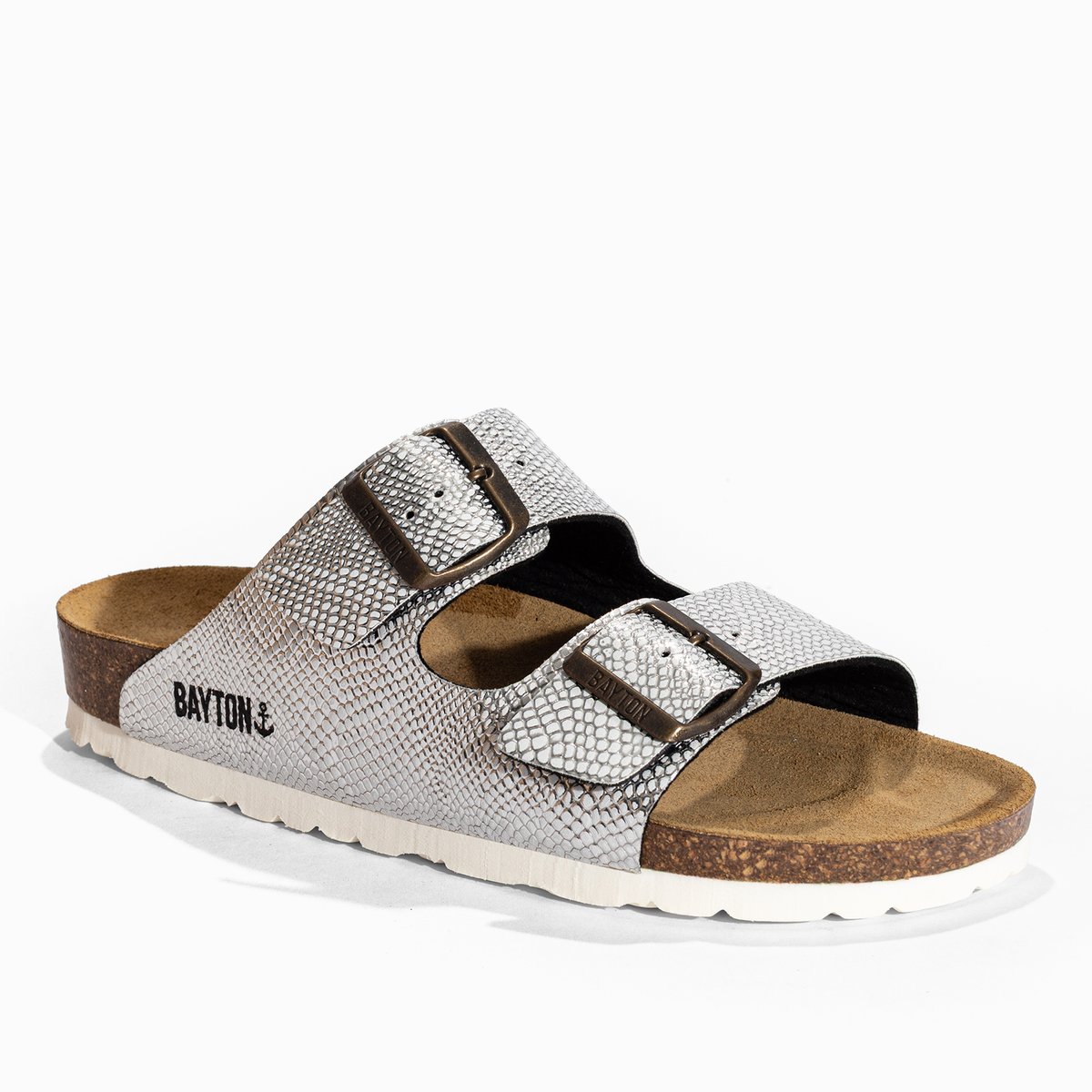 Sandales ATLAS argent, BAYTON