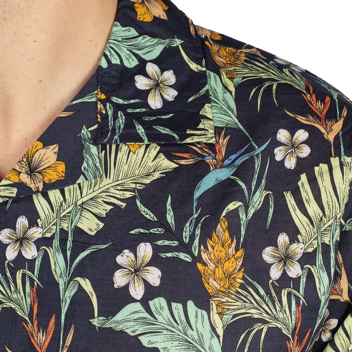 Chemise explore manches courtes navy, SHILTON
