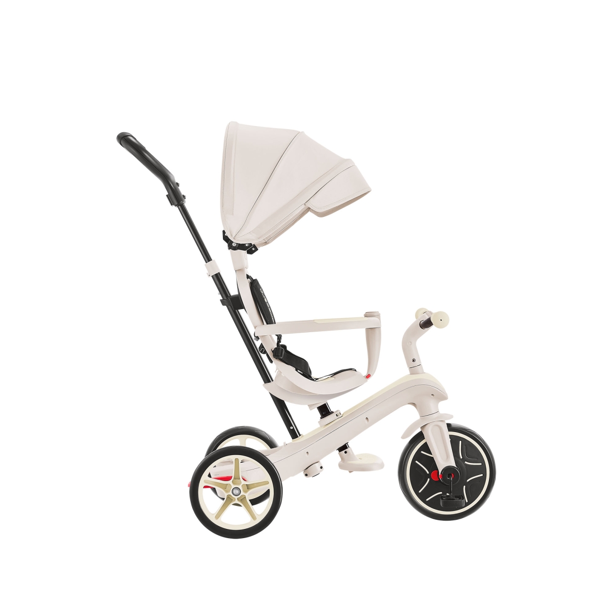 Tricycle évolutif EXPLORER 4 en 1 DELUXE ECO taupe, GLOBBER