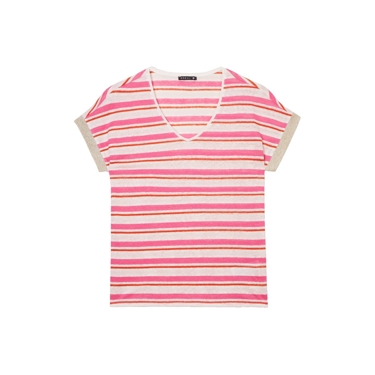T-shirt manches courtes orange, BREAL
