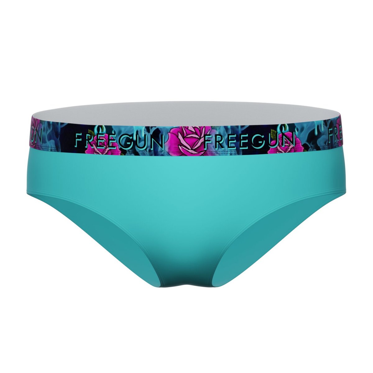 Lot De 3 Culottes Coton beige/turquoise/noir/rose, FREEGUN