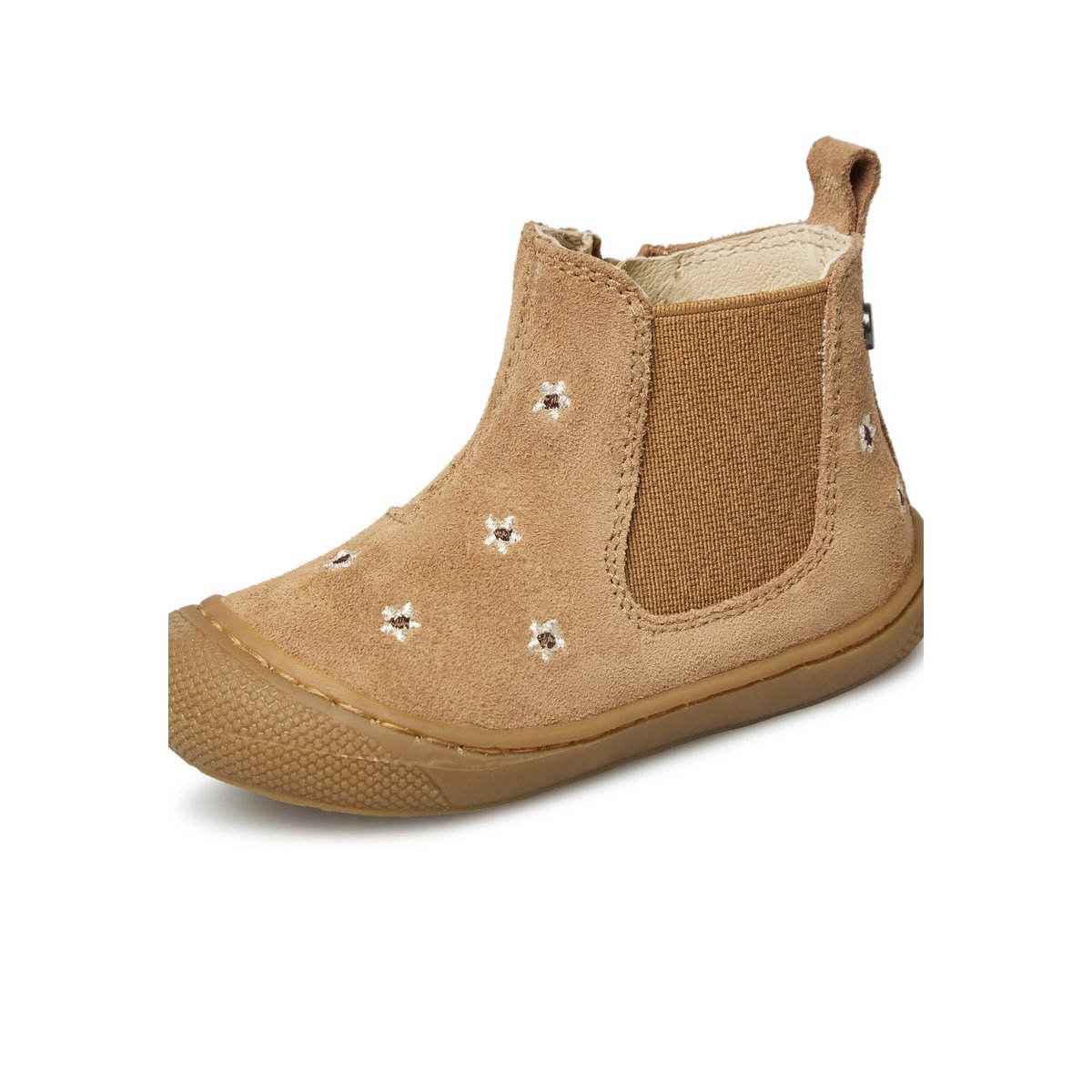 Chaussures premiers pas premier pas en suède SALLY EMBR.DAISIES beige-cognac-, NATURINO
