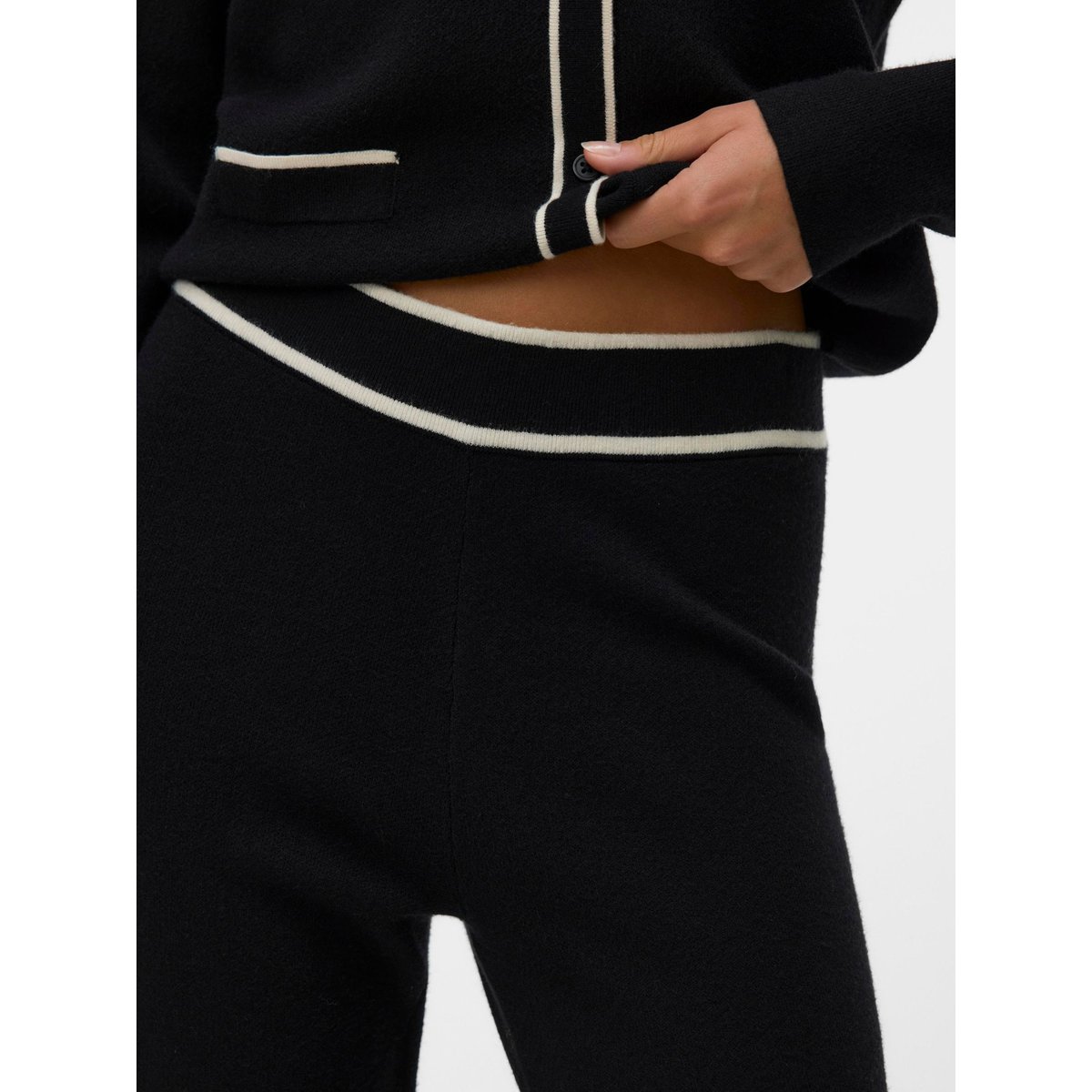 Pantalon En Maille noire - black, VERO MODA